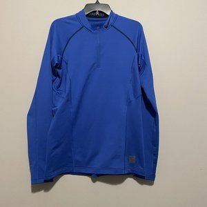 Nike Pro Pullover Men's Medium Blue Long Sleeve Dri Fit Jacket